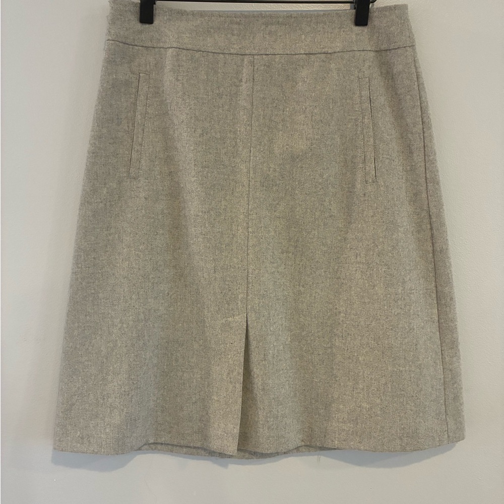 Banana Republic Classic Gray A-Line Skirt